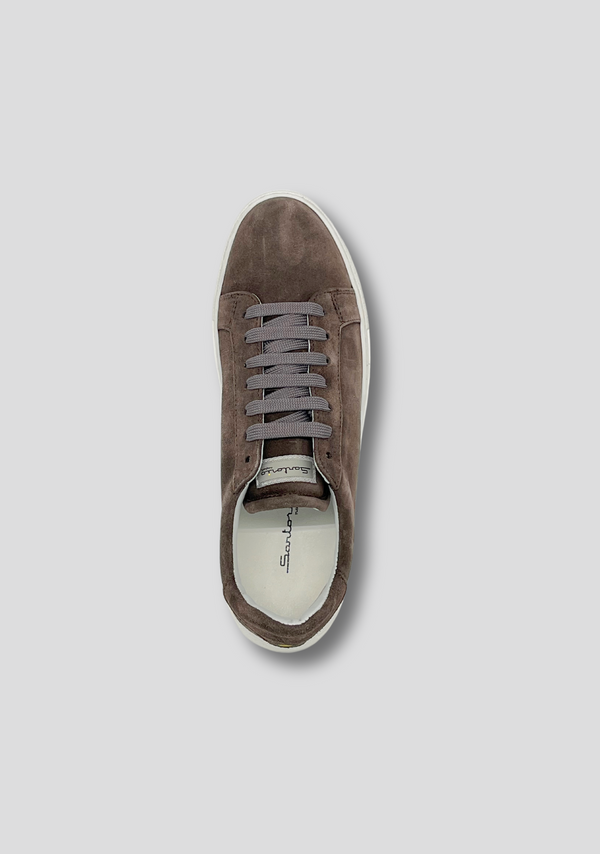 Sartorio Dark Brown Suede Sneakers