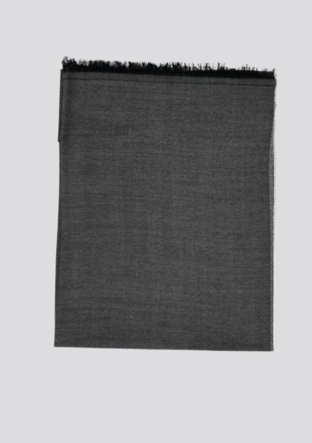 sartorio Dark Grey Wool Scarf
