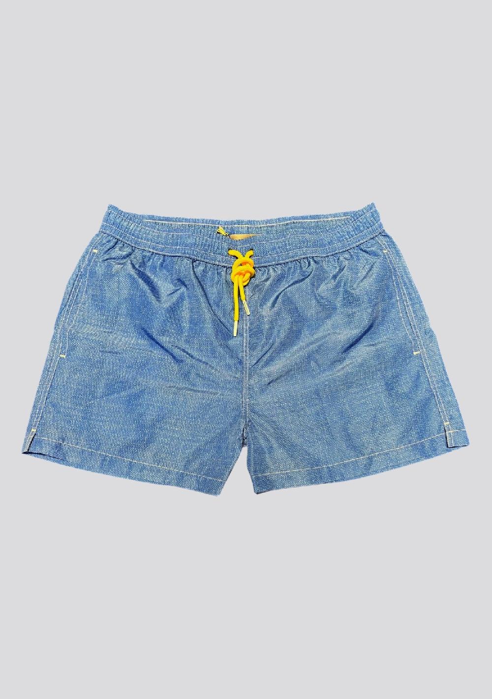 sartorio Denim Blue Swim Shorts