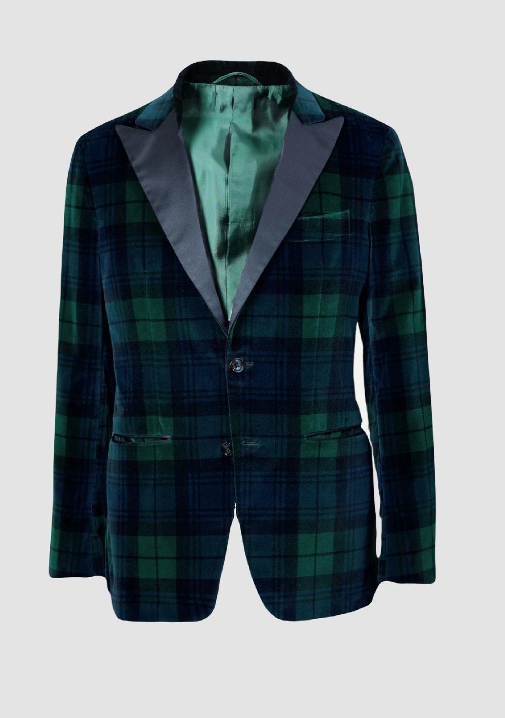 sartorio Emerald Green Velvet Dinner Jacket