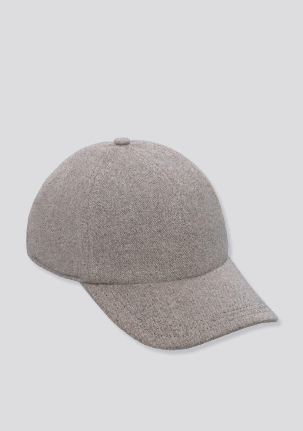 sartorio Grey Lana Wool Cap