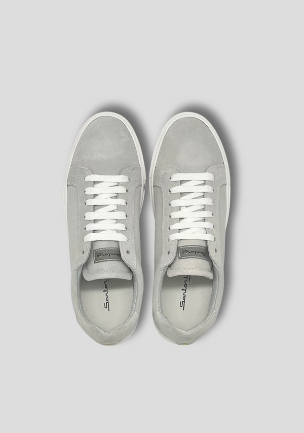 Sartorio Light Grey Suede Sneakers