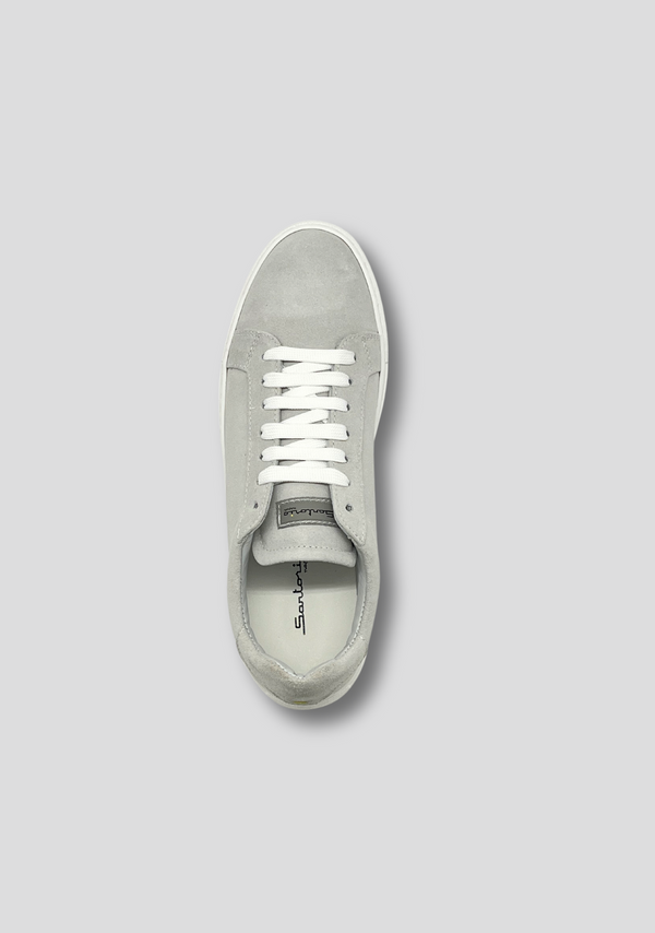 Sartorio Light Grey Suede Sneakers
