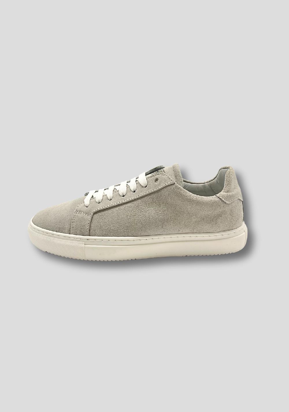 sartorio Light Grey Suede Sneakers