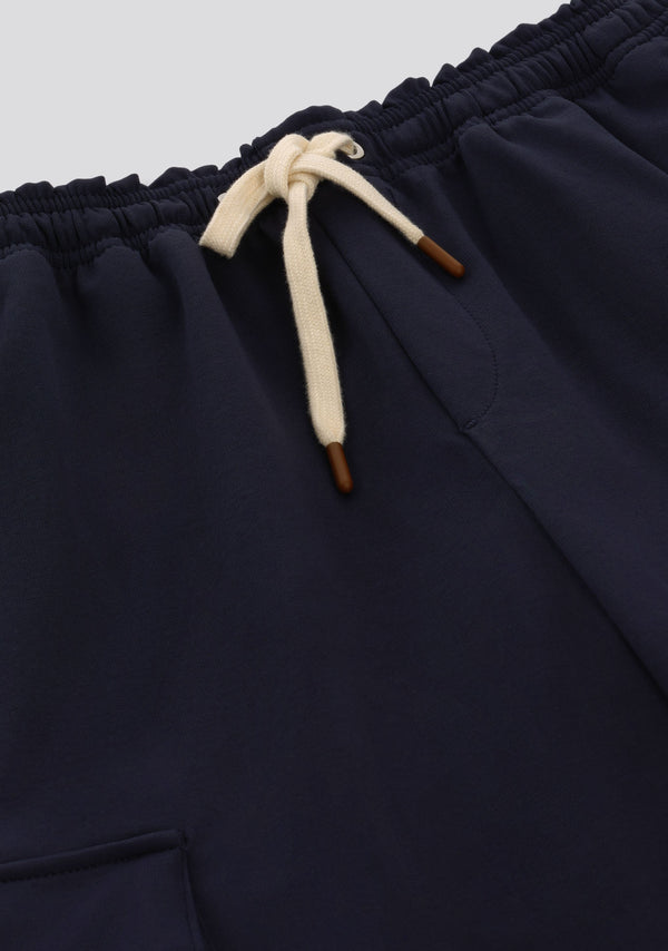 Sartorio Midnight Blue Cargo Bermuda Shorts