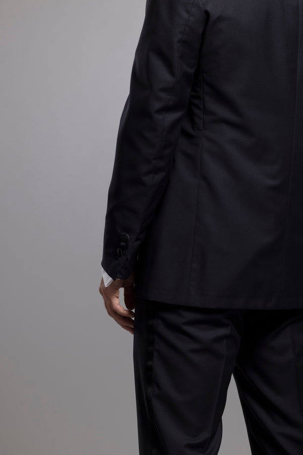 Sartorio Midnight Blue Wool And Silk Tuxedo