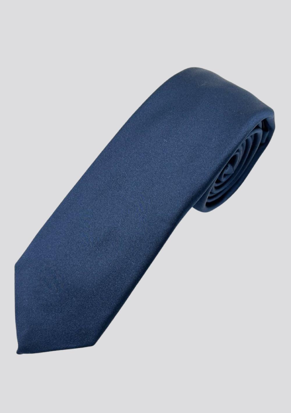 sartorio Navy Blue Silk Tie