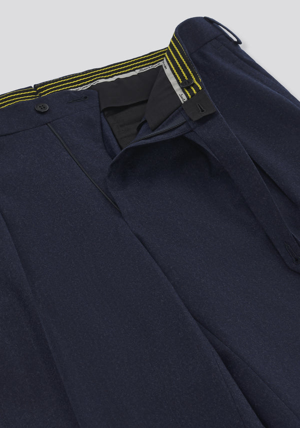Sartorio Ocean Blue Virgin Wool Cargo Pants