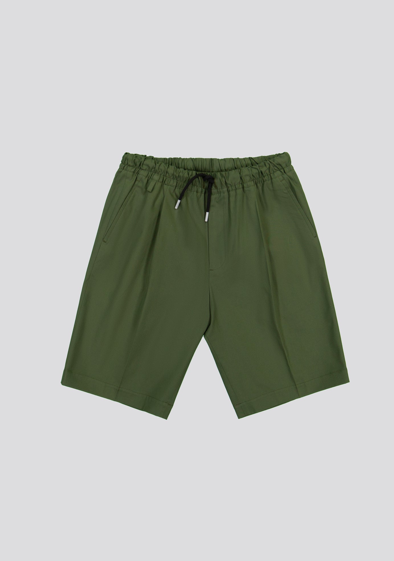 sartorio Olive Green Bermuda Shorts