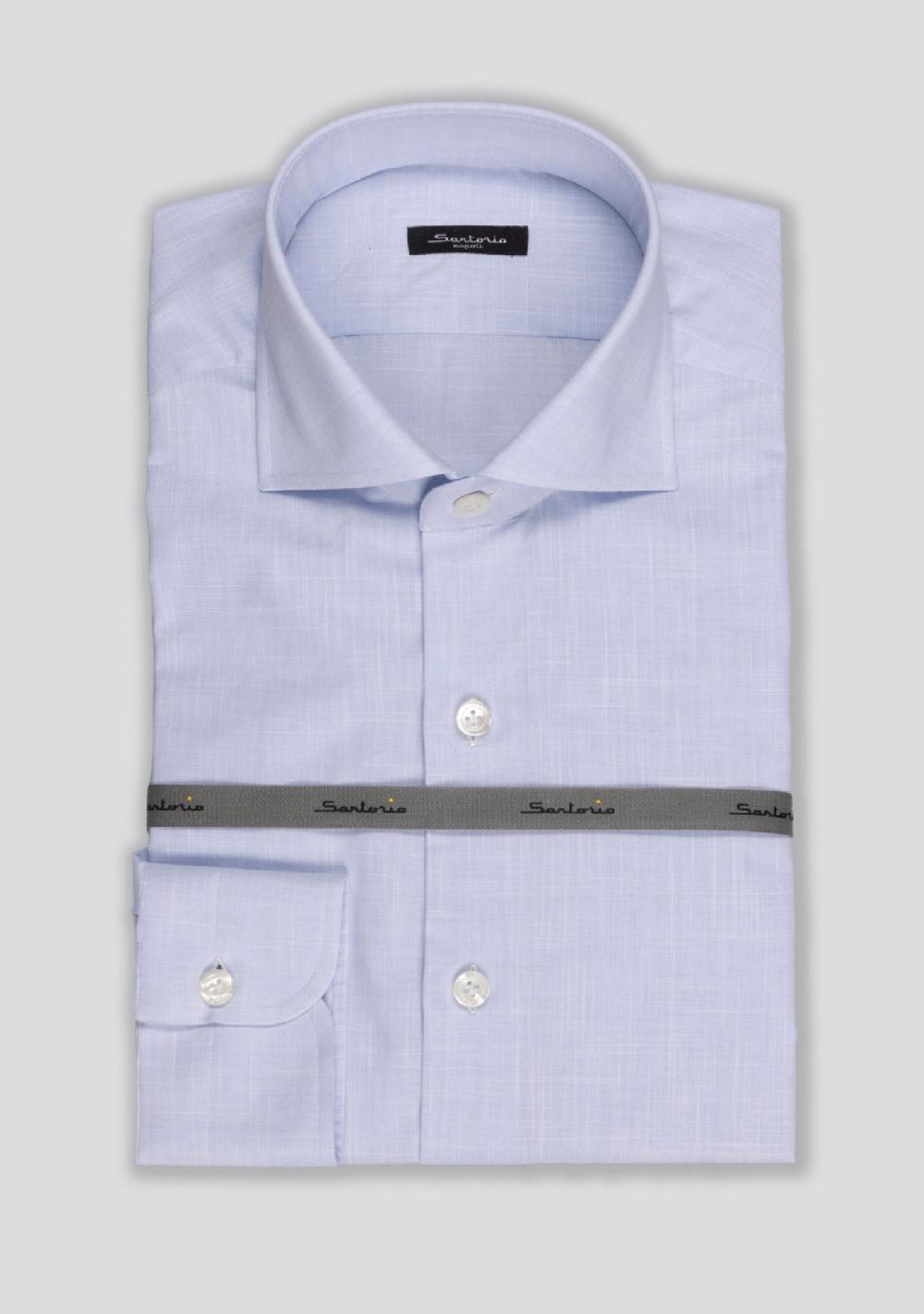 sartorio Sky Blue Cotton Shirt