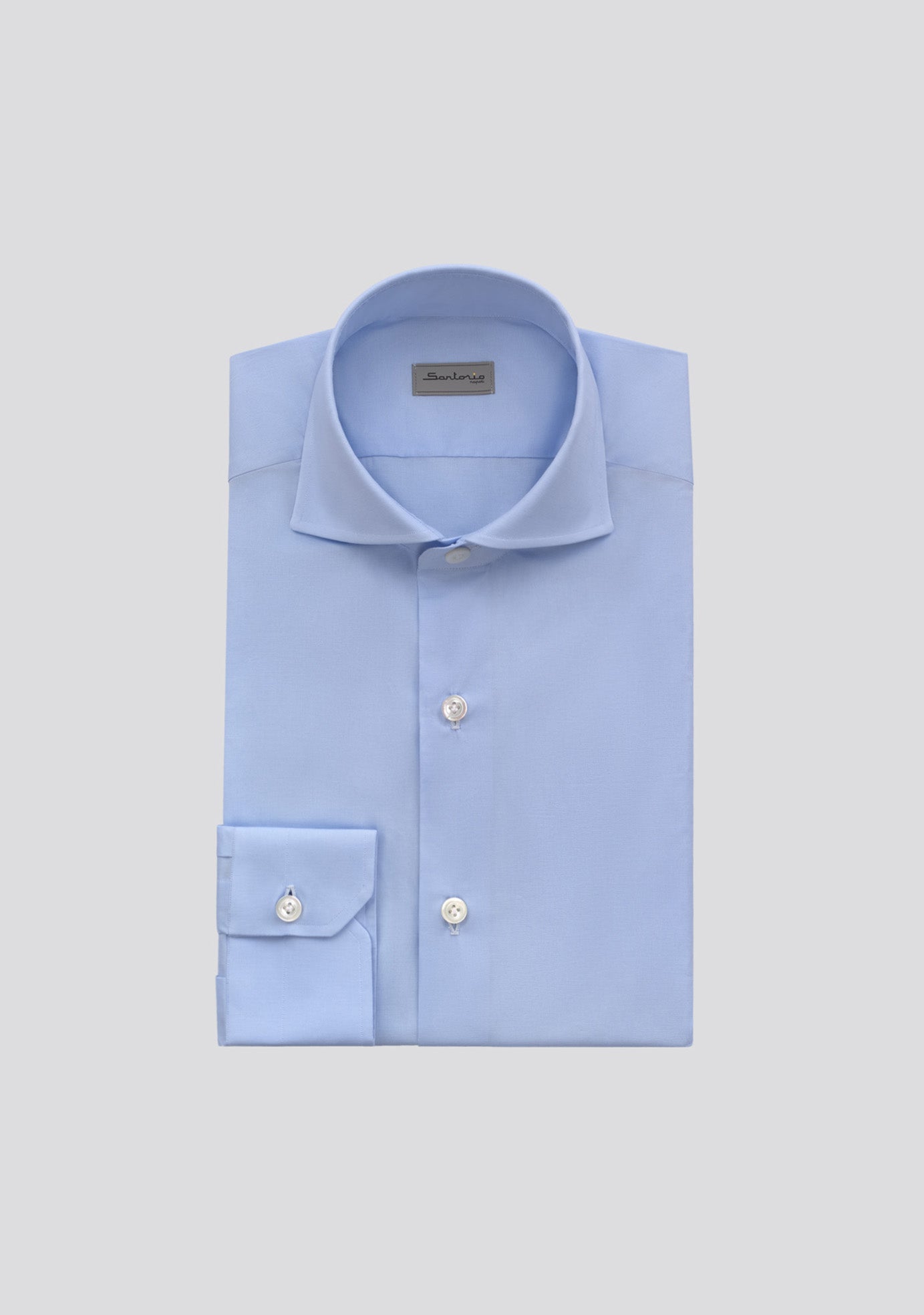 sartorio Sky Blue Jersey Cotton Shirt
