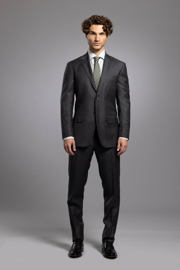 Sartorio Steel Grey Virgin Wool Suit