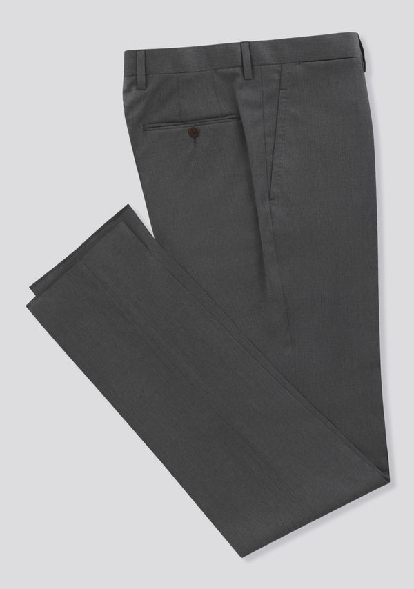 Sartorio Steel Grey Wool Trousers