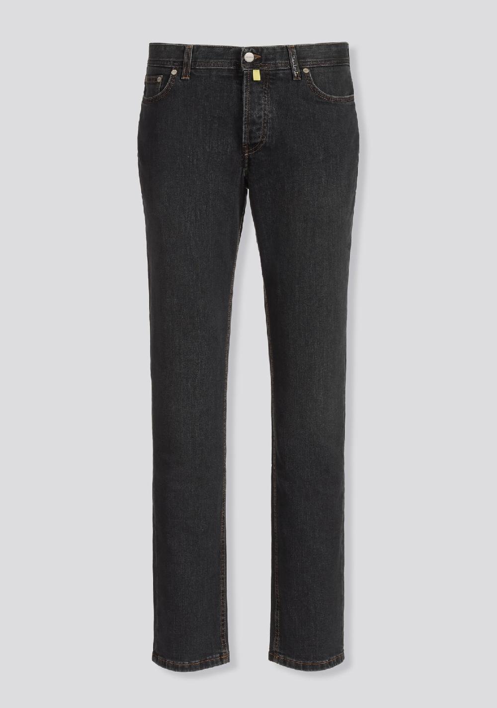 sartorio Washed Black Regular Fit Jeans