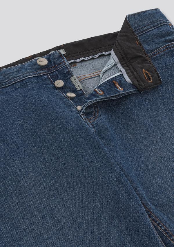 Sartorio Washed Blue Regular Fit Jeans