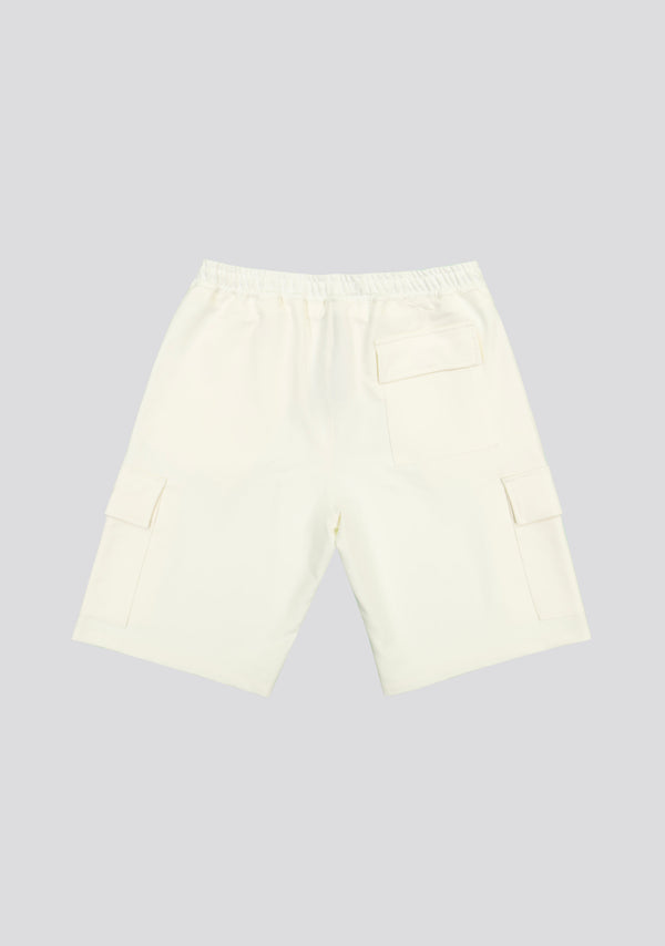 Sartorio White Cargo Bermuda Shorts