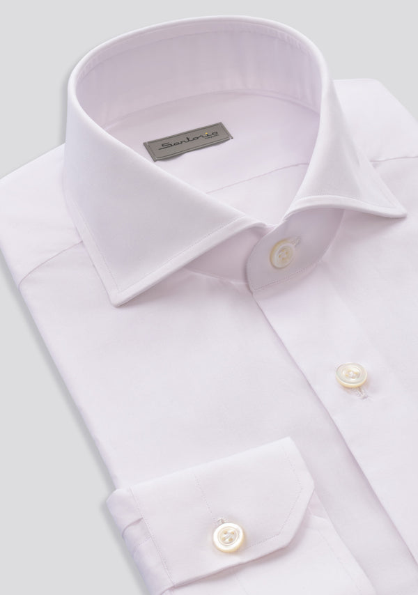 Sartorio White Cotton Jersey Shirt
