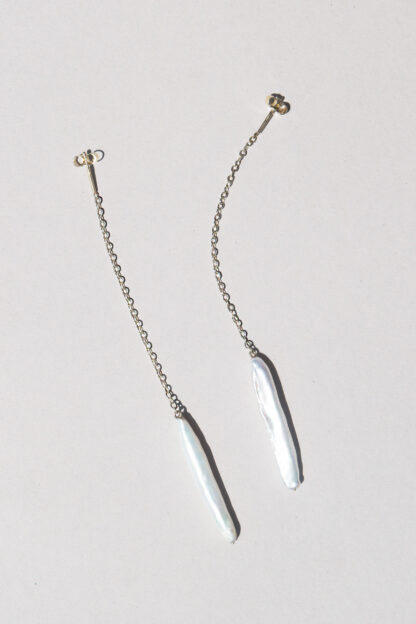 saskia diez Baton earrings