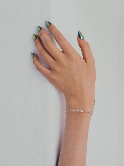 saskia diez bicolour twisted bangle