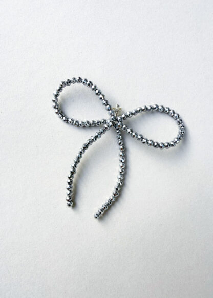 saskia Diez Big SPARKLING Bow Earring 1pc
