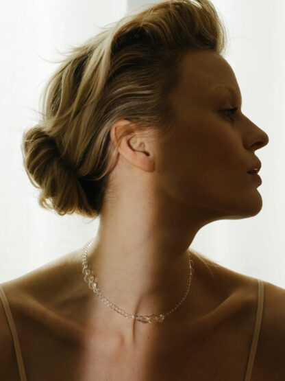 saskia diez Drop CRYSTAL necklace