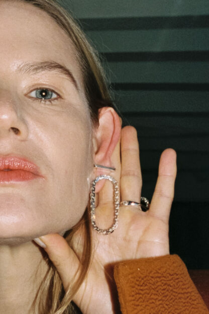 saskia diez Edge earrings