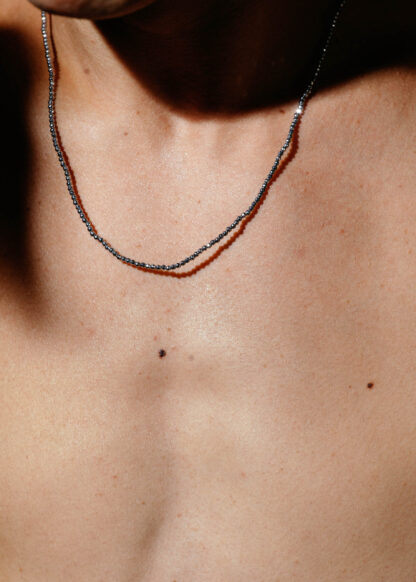 saskia diez fine long SPARKLING necklace