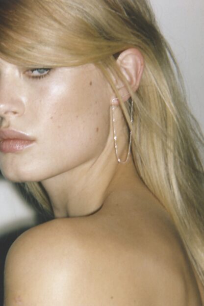 Saskia Diez Gold Melting Earrings