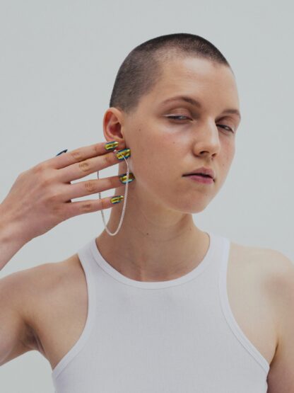 Saskia Diez GRAND Chained Hoop