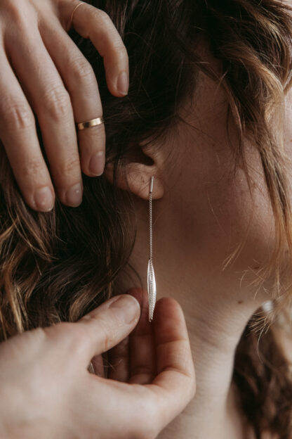 saskia diez Leaves earrings