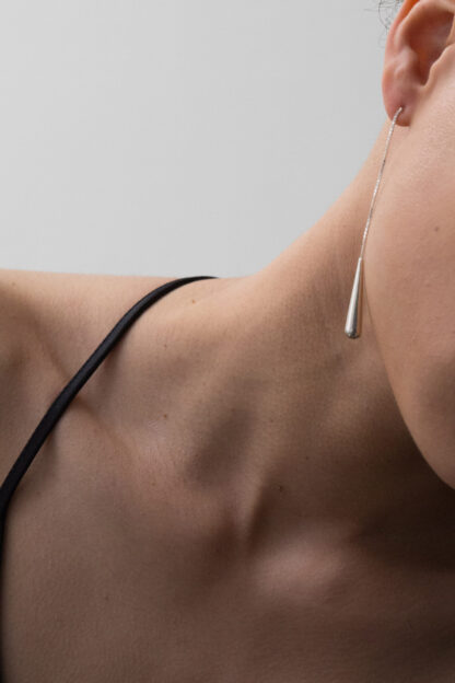 Saskia Diez Long Teardrop Earring