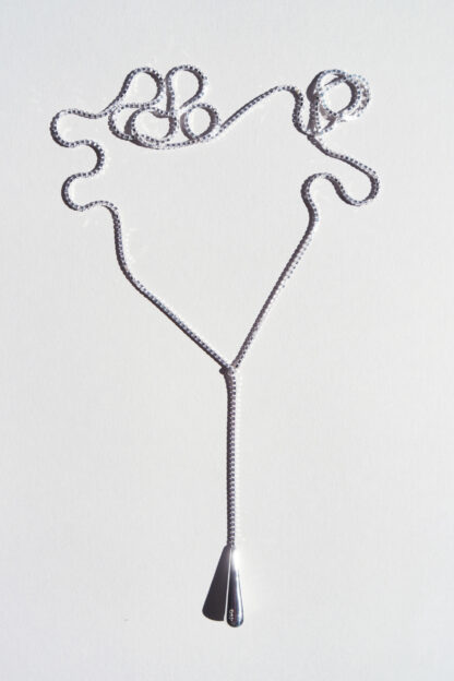 Saskia Diez Long Teardrop Necklace