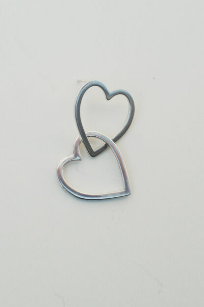 saskia diez LS linked hearts earring