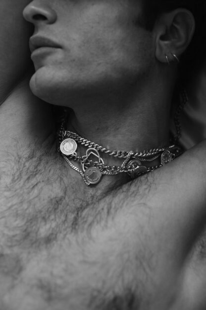 Saskia Diez LS Linked Hearts Necklace