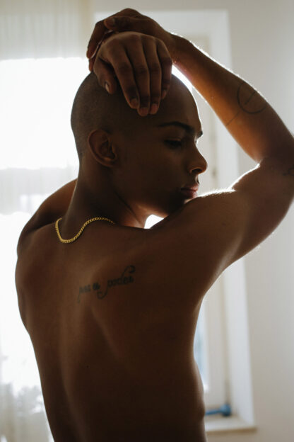 Saskia Diez Narrow Gold IDENTITY Necklace