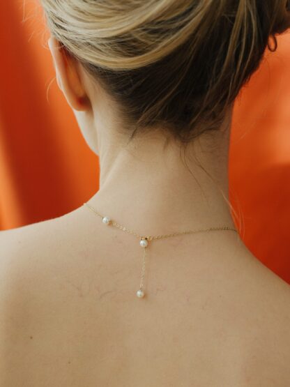 saskia diez Pointy PEARL necklace