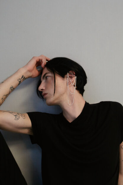 Saskia Diez Rebl/Diez Triple Chained Earcuff