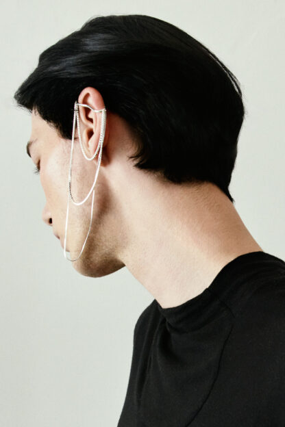 saskia diez Rebl/Diez triple chained earcuff