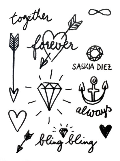 Saskia Diez Saskia Diez Temporary Tattoos