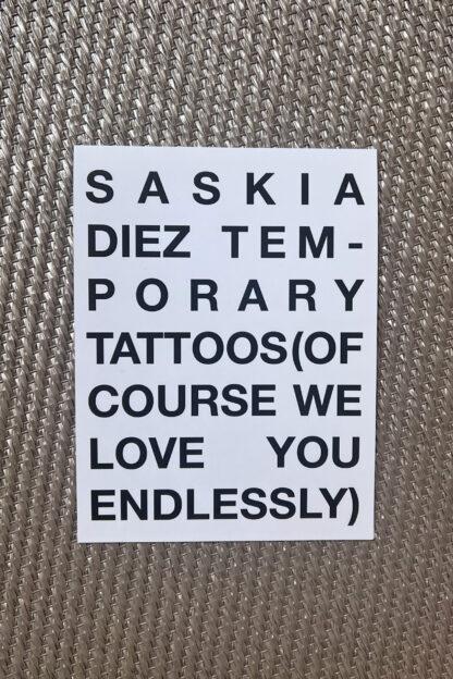 saskia diez Saskia Diez Temporary Tattoos