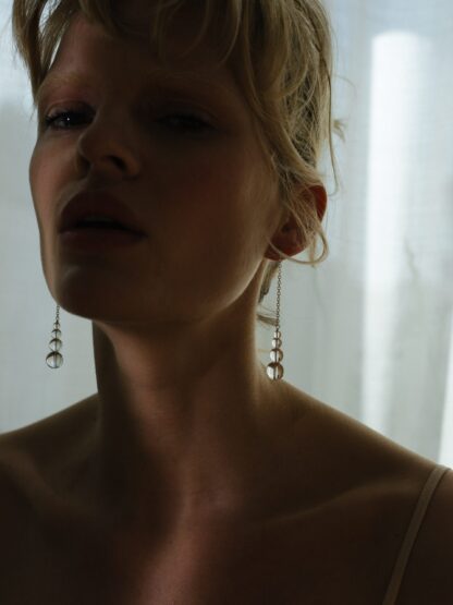 Saskia Diez Short Drop CRYSTAL Earrings