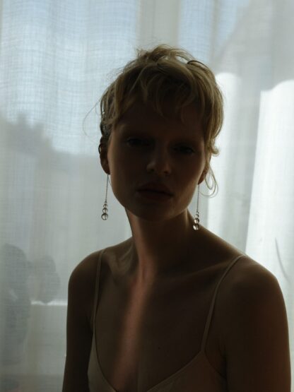 Saskia Diez Short Drop CRYSTAL Earrings