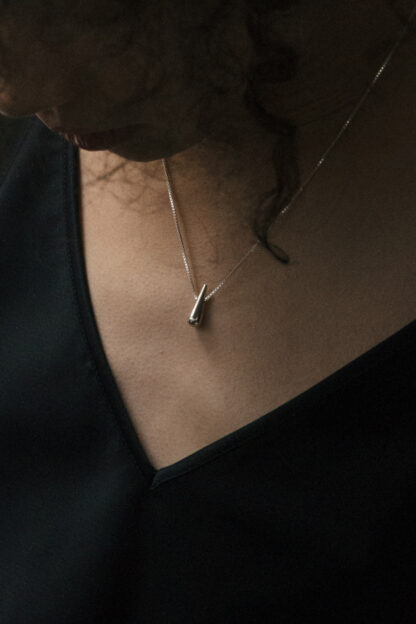 Saskia Diez Short Teardrop Necklace