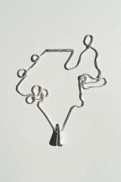 Saskia Diez Short Teardrop Necklace