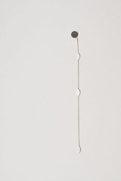 Saskia Diez Silver Dancing Paillettes Earring No1