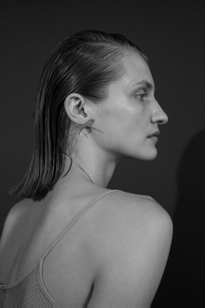 Saskia Diez SPARKLING Bow Earring