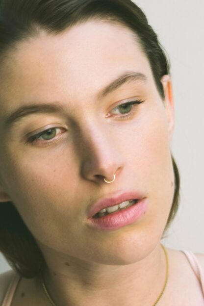 saskia diez WIRE fake nose ring No2