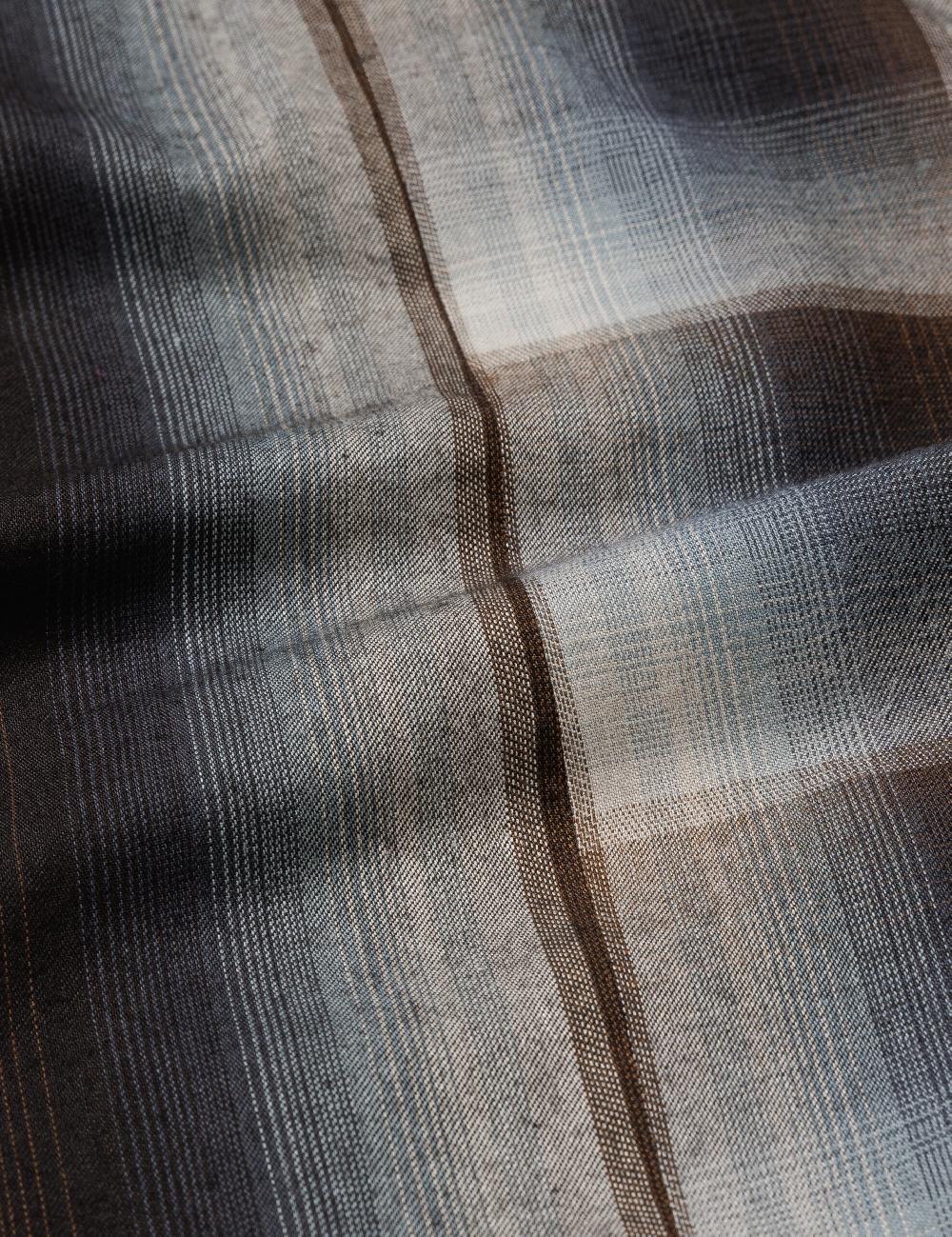 Sasquatchfabrix. ASYMMETRY COLLAR SHIRT 25SS-SY9-005