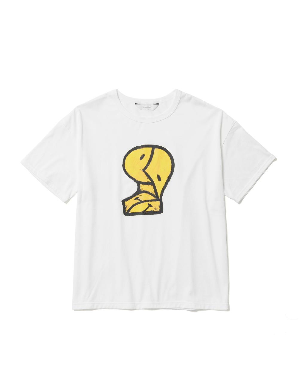 sasquatchfabrix. “CUBISM SMILE” 2TONE H/S T-SHIRT 24SS-CST-011