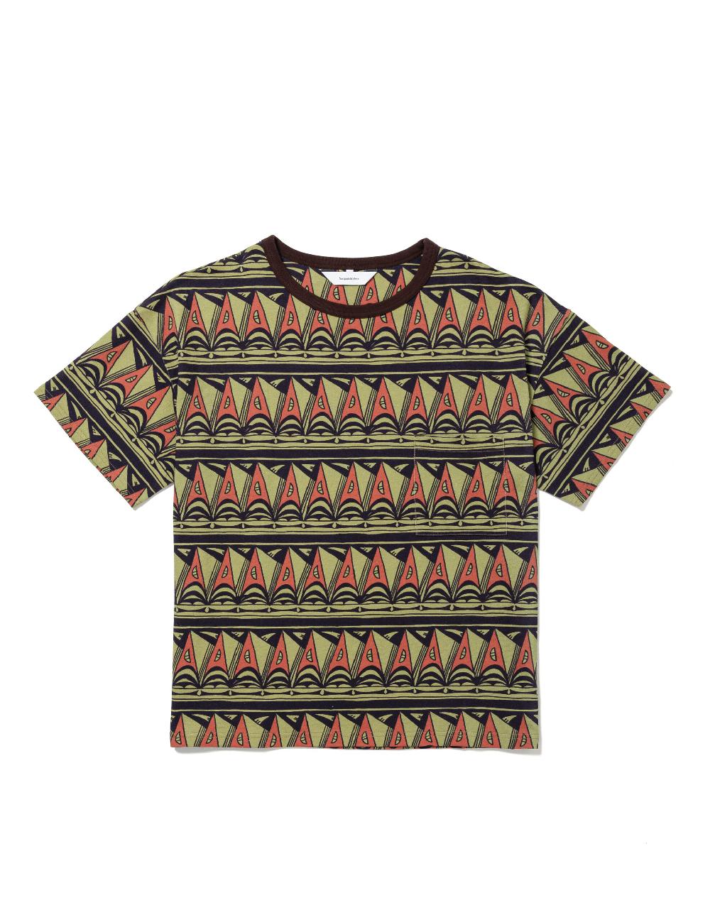sasquatchfabrix. H/S POCKET T-SHIRT “PRIMITIVE BORDER” 25SS-CST-002